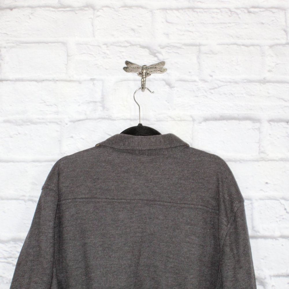 LL Bean Down Slightly Fitted Long Sleeve Thermal Style Shirt Size XL - Picture 5 of 8